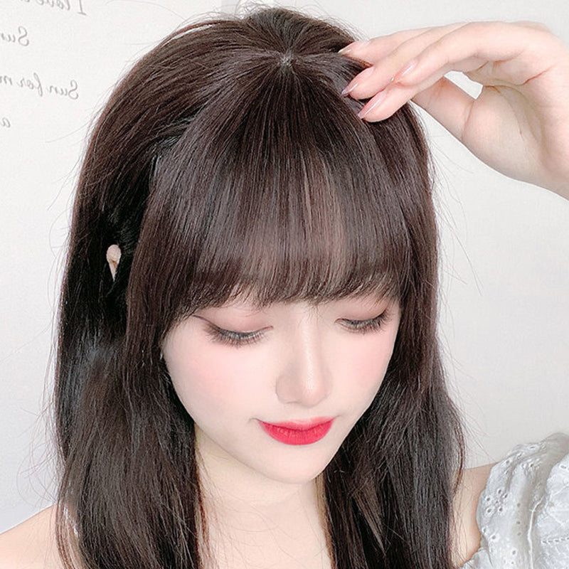【✨Idealny prezent】💁‍♀️Delikatne grzywki do przedłużania włosów
