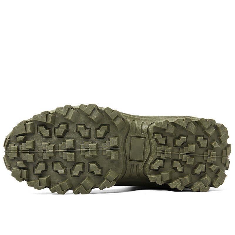 🎁 Męskie wodoodporne buty bojowe do pracy na zewnątrz z ochroną przed przebiciem (ulepszenie wytrzymałości)
