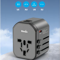 ⚡Uniwersalny globalny adapter podróżny