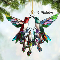 Witrażowe Ozdoby Wiszące Dla Członków Rodziny Kolibrów