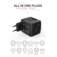 💥💥Uniwersalny podróżny adapter wtyczki z 4 portami USB