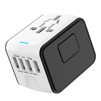 💥💥Uniwersalny podróżny adapter wtyczki z 4 portami USB