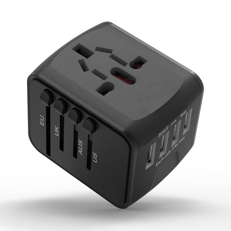 💥💥Uniwersalny podróżny adapter wtyczki z 4 portami USB