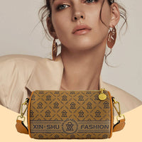 Damska torba crossbody z nadrukiem w stylu vintage