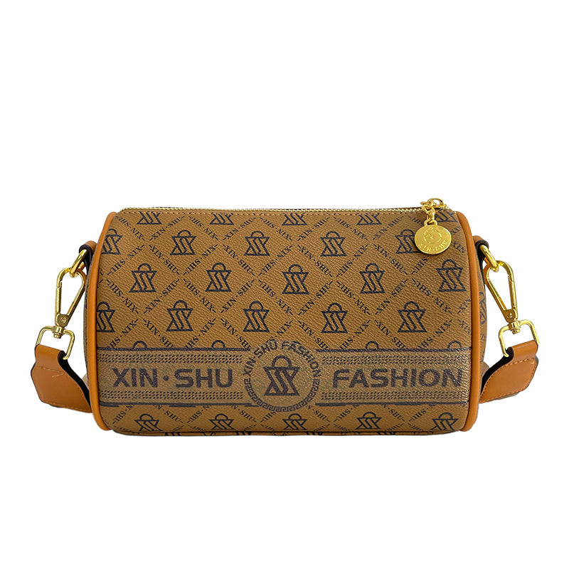 Damska torba crossbody z nadrukiem w stylu vintage