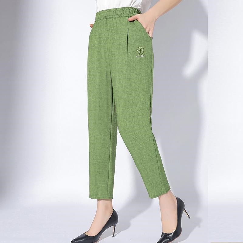 【2XL-4XL】👖Damskie spodnie casualowe w jednolitym kolorze