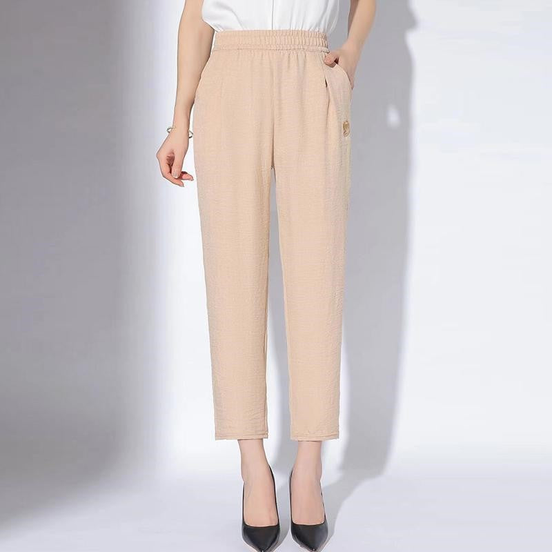 【2XL-4XL】👖Damskie spodnie casualowe w jednolitym kolorze
