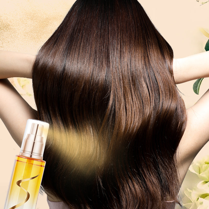 💁‍♀️✨ Olejowo-serumowy spray do włosów kręconych ✨💆‍♀️ Lekka 3w1 kuracja: blask, ochrona przed puszeniem się i trwała definicja loków – bez ciężkich pozostałości!