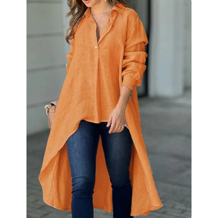🌷GORĄCA WYPRZEDAŻ💞Elegancka damska koszula z długimi klapami