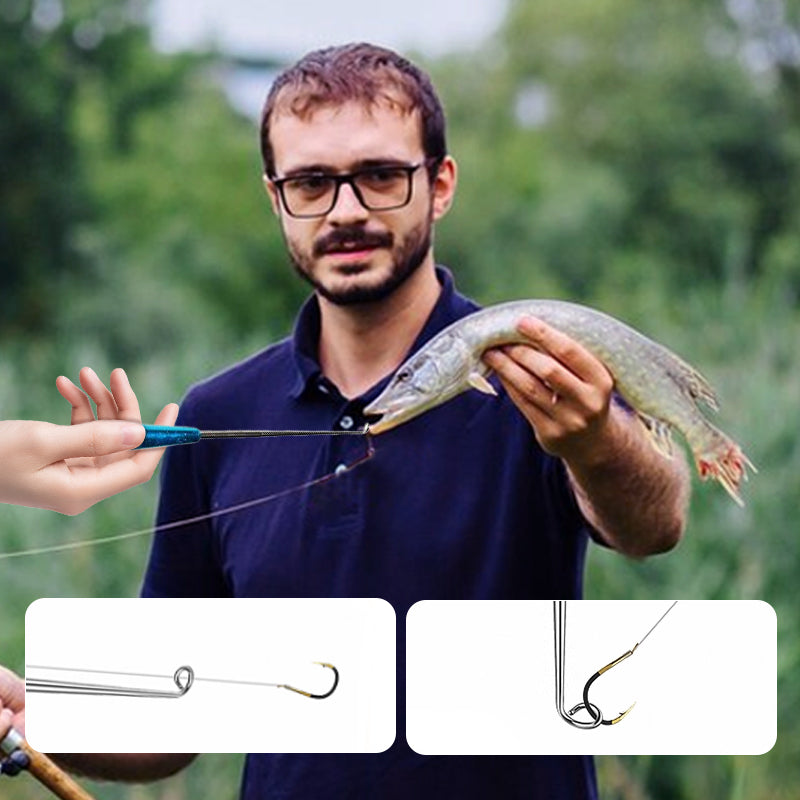 🎣Przyrząd do usuwania metalowych haczyków wędkarskich z przezroczystą rurką do przechowywania