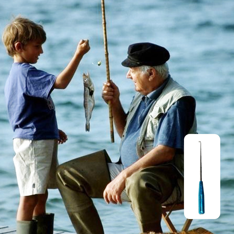 🎣Przyrząd do usuwania metalowych haczyków wędkarskich z przezroczystą rurką do przechowywania