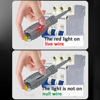 2 w 1 Silny wkrętak magnetyczny o wysokim momencie obrotowym Wykrywacz elektryczności