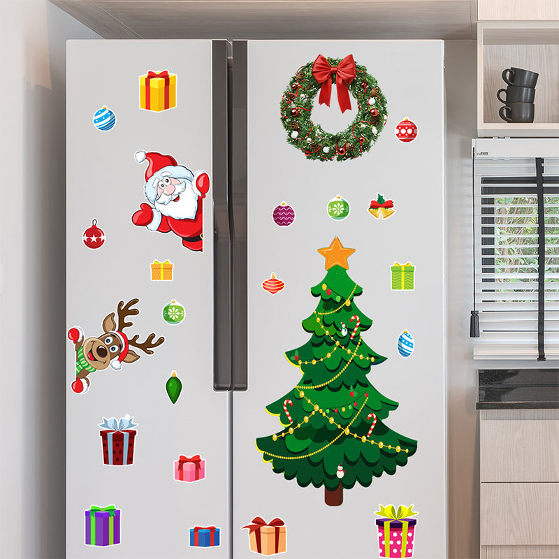 🎅Wyprzedaż świąteczna 49% OFF 🎄 Świąteczne naklejki magnetyczne z kreskówkami 3D