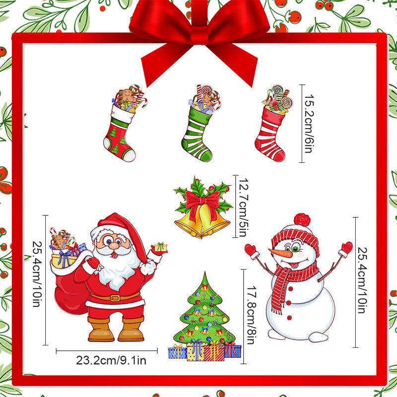 🎅Wyprzedaż świąteczna 49% OFF 🎄 Świąteczne naklejki magnetyczne z kreskówkami 3D