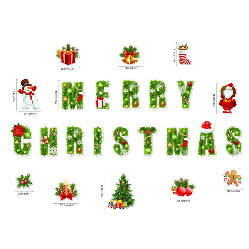 🎅Wyprzedaż świąteczna 49% OFF 🎄 Świąteczne naklejki magnetyczne z kreskówkami 3D