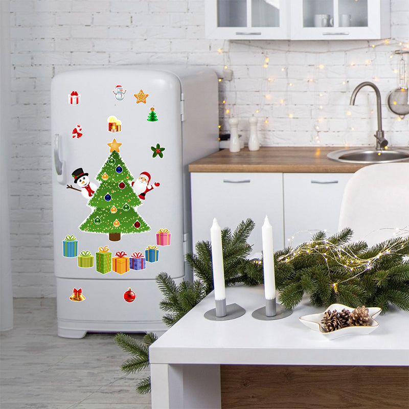 🎅Wyprzedaż świąteczna 49% OFF 🎄 Świąteczne naklejki magnetyczne z kreskówkami 3D