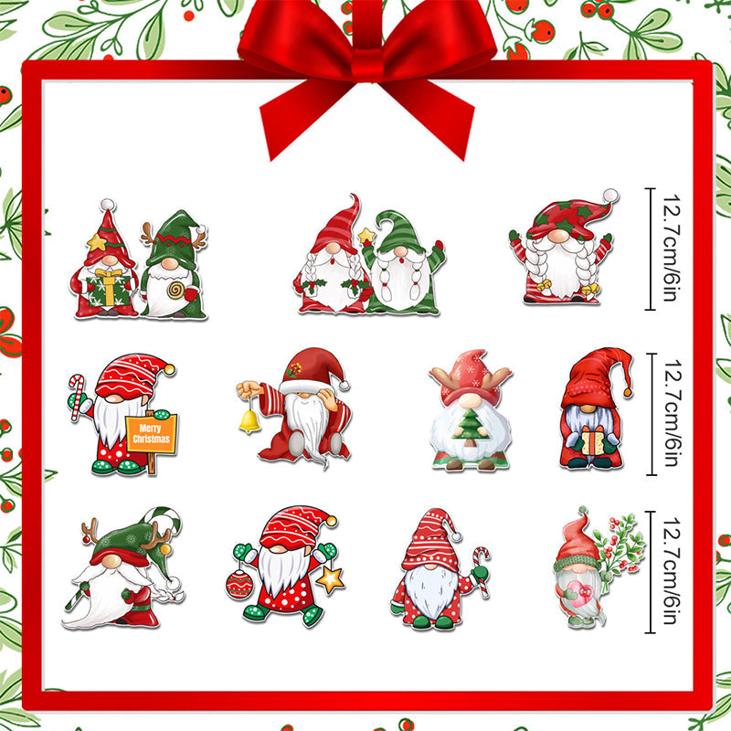🎅Wyprzedaż świąteczna 49% OFF 🎄 Świąteczne naklejki magnetyczne z kreskówkami 3D