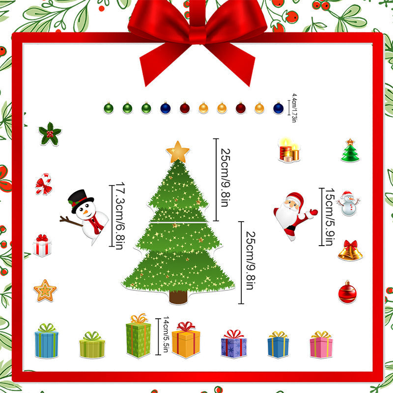 🎅Wyprzedaż świąteczna 49% OFF 🎄 Świąteczne naklejki magnetyczne z kreskówkami 3D