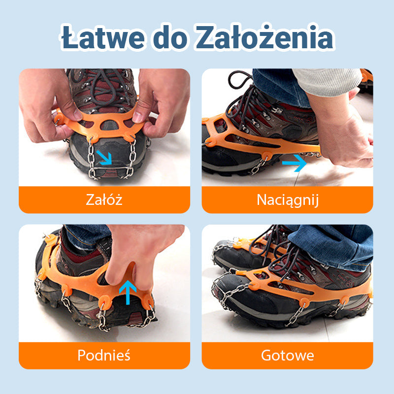 Raki Antypoślizgowe do Obuwia i Butów na Zewnątrz