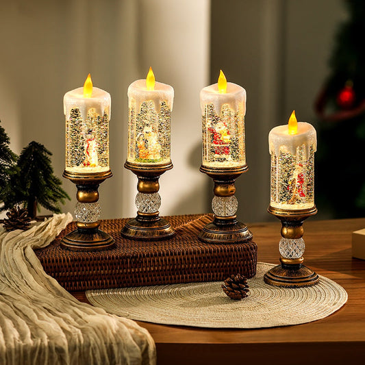 🎅Lampka nocna świeca bożonarodzeniowa🕯️