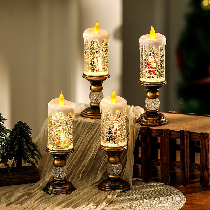 🎅Lampka nocna świeca bożonarodzeniowa🕯️