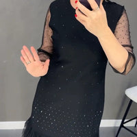 【S-3XL】Jesienna i zimowa modna sukienka