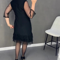 【S-3XL】Jesienna i zimowa modna sukienka