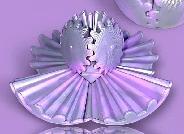 ⚙️ Steampunk Whirling Wonder Fidget (kula z kołem zębatym)