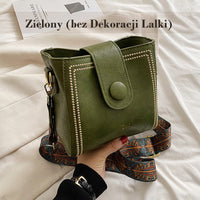 Torba Vintage z Regulowanym, Szerszym Paskiem na Ramię