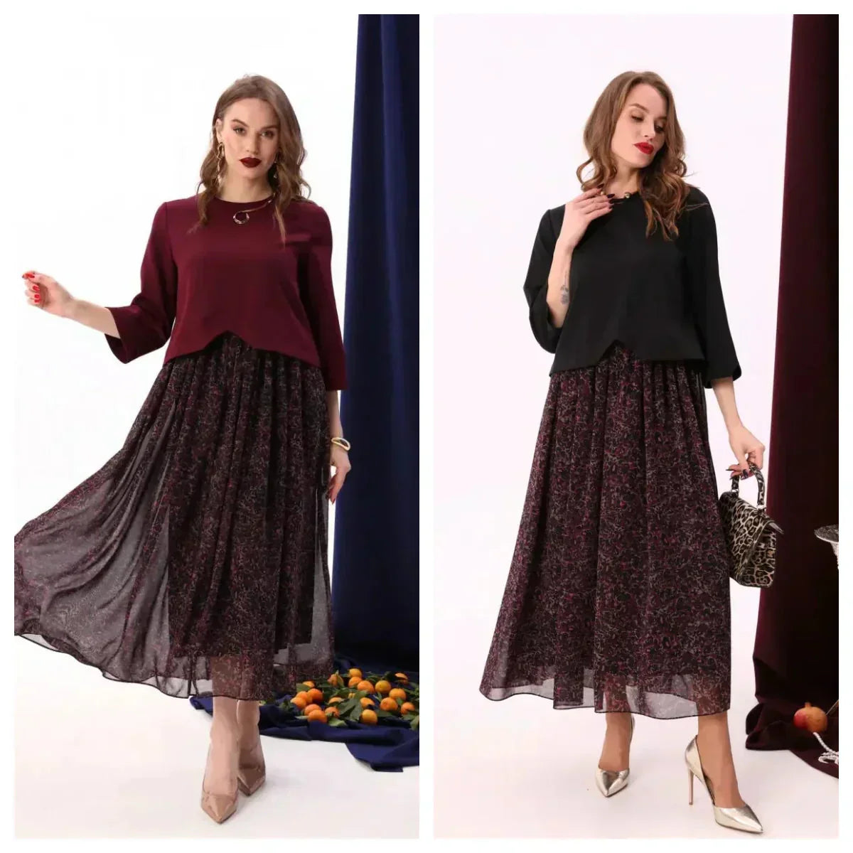 💖Elegancka sukienka wysokiej jakości