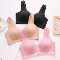 👙🎀【1+1 Bezpłatnie】🔥 Zapinany z przodu, oddychający, przyjazny dla skóry biustonosz z bawełny