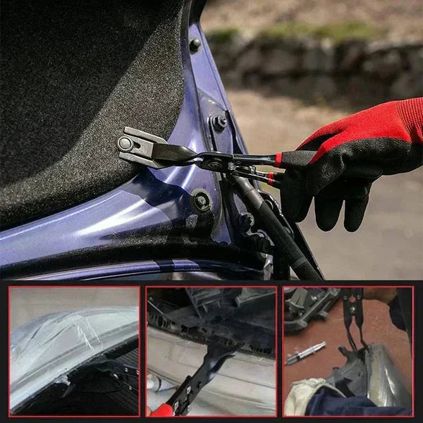 🛠️ Profesjonalne szczypce do spinek i kołków – narzędzie do demontażu tapicerki, reflektorów i zderzaków 🚗