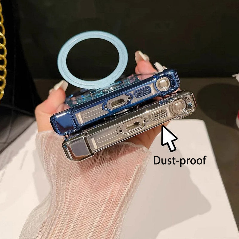 🔥📱Magnetyczne, brokatowe etui na telefon komórkowy Samsung S22/23/24