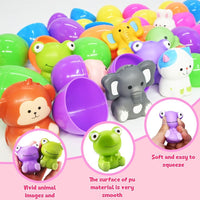 🔥24 szt. jaj wielkanocnych z wypełnieniem, wolno rosnące Squishy Toys 3.21