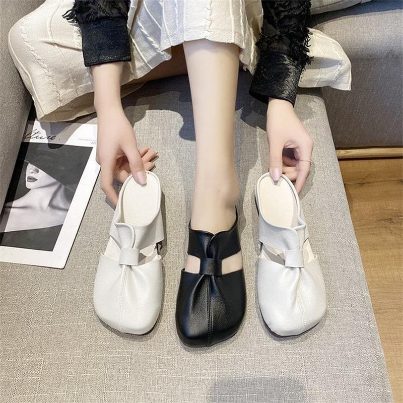 【EU 35-42】👡Letnie sandały mokasyny na płaskim obcasie