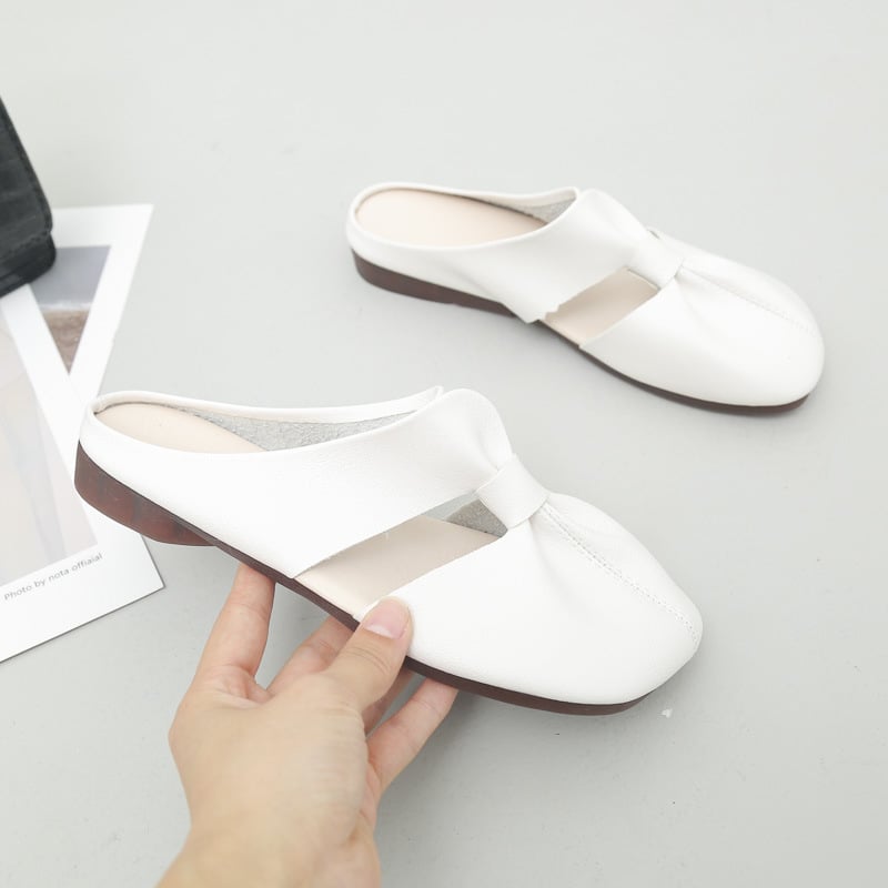 【EU 35-42】👡Letnie sandały mokasyny na płaskim obcasie