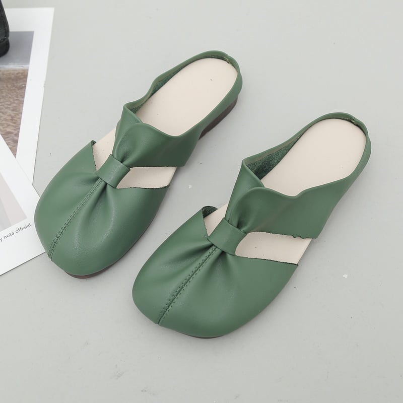 【EU 35-42】👡Letnie sandały mokasyny na płaskim obcasie