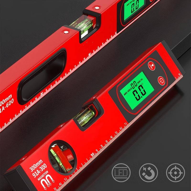 💢 Wielofunkcyjna poziomica magnetyczna o wysokiej precyzji z cyfrowym wyświetlaczem LCD