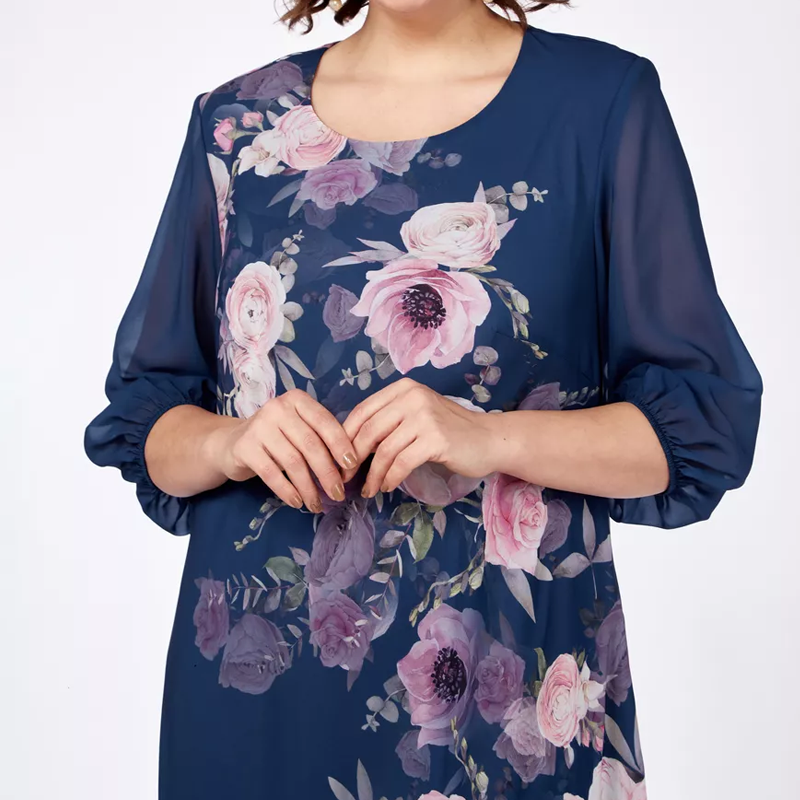 🌸Elegancka szyfonowa sukienka w kwiaty [48% taniej dzisiaj]