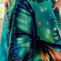 👗Sukienka bez rękawów z nadrukiem