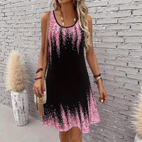 🔥Drugi element odzieży -40%🔥👗Modna mini sukienka bez rękawów dla kobiet