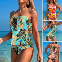 🔥👙Modny damski jednoczęściowy kostium kąpielowy z nadrukiem