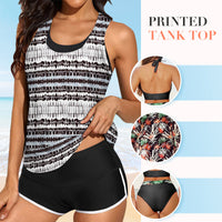 🏖️ Gorąca letnia wyprzedaż – 50% OFF! 💝✨ Kobiecy wygodny zestaw bikini 3-częściowy z nadrukiem
