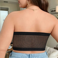 🔥👚Biustonosz bez ramiączek w dużym rozmiarze, zapinany z przodu na klamrę, oddychający