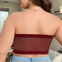 🔥👚Biustonosz bez ramiączek w dużym rozmiarze, zapinany z przodu na klamrę, oddychający