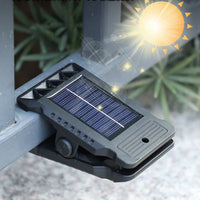 🔥Zewnętrzna lampa solarna z klipsem i czujnikiem ruchu