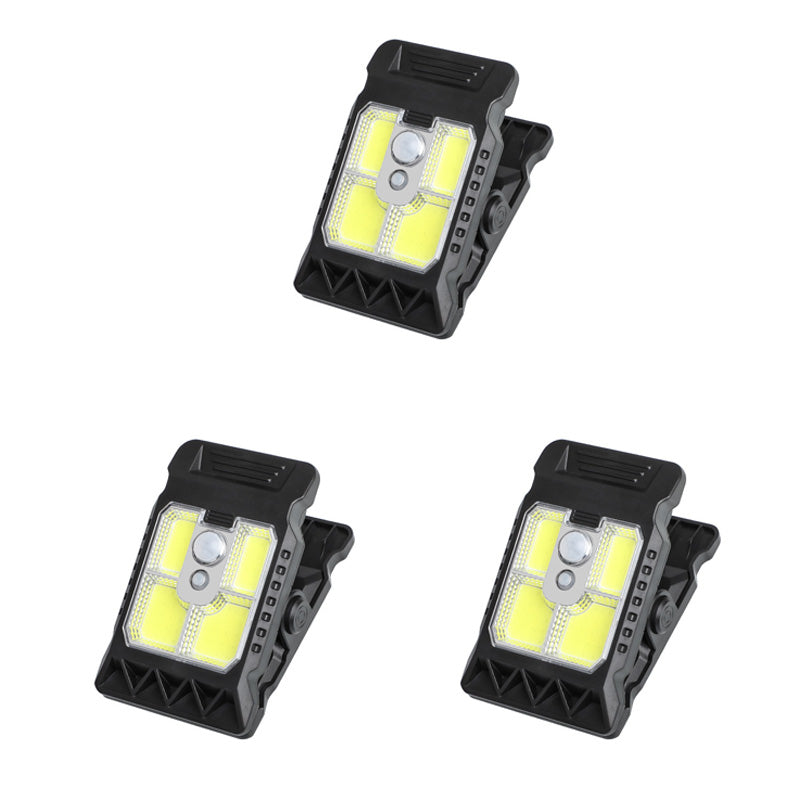 Zewnętrzna lampa solarna z klipsem i czujnikiem ruchu