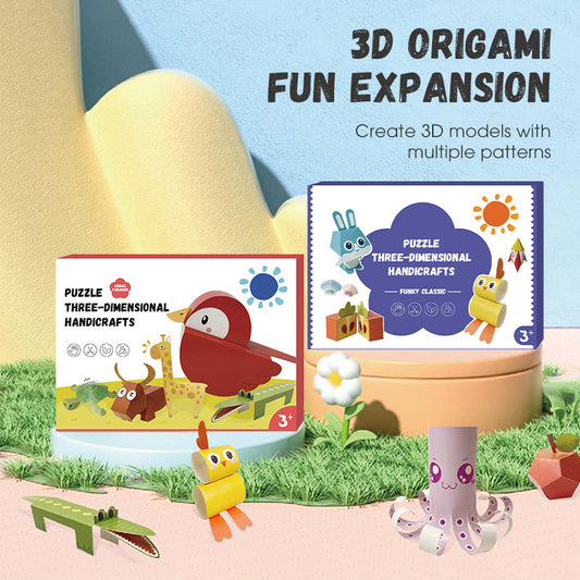 Ręcznie robiona książka origami 3D