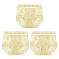 【❣️Kup 1 opakowanie 2 gratis】👙Damskie bezszwowe koronkowe majtki z wysokim stanem