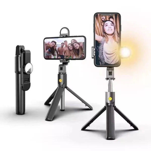 📸🌀Nowy wielofunkcyjny kij do selfie 6 w 1 z Bluetooth